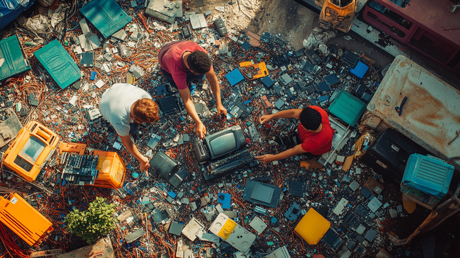 Coleta de Sucata Eletr&ocirc;nica: Como Descartar Corretamente
