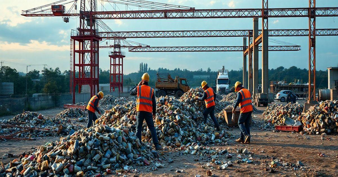 Empresa de coleta de entulho eficiente para sua obra e reforma
