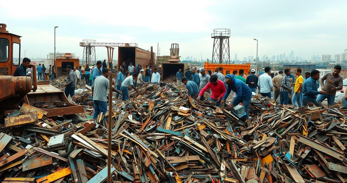 Coleta de sucata: como transformar res&iacute;duos em oportunidades sustent&aacute;veis