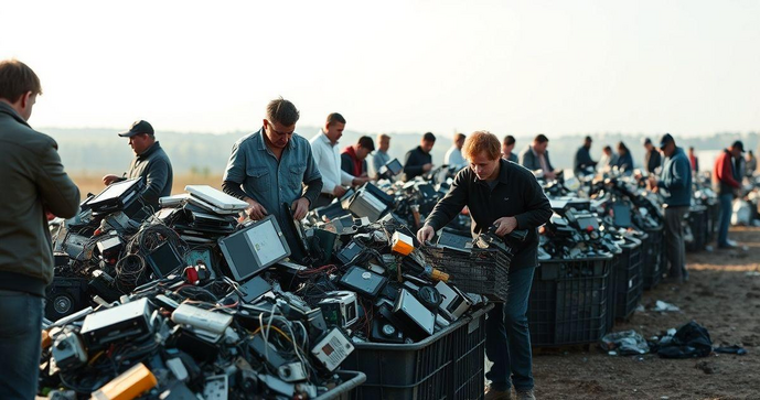 Reciclagem de Sucata Eletr&ocirc;nica: Impacto e Benef&iacute;cios