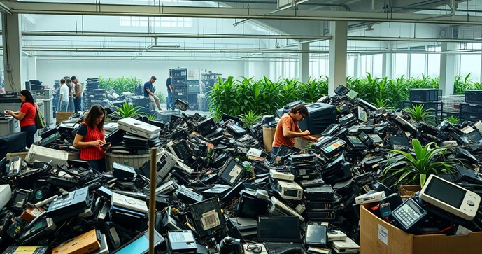 Como Realizar a Reciclagem de Lixo Eletr&ocirc;nico de Forma Eficiente