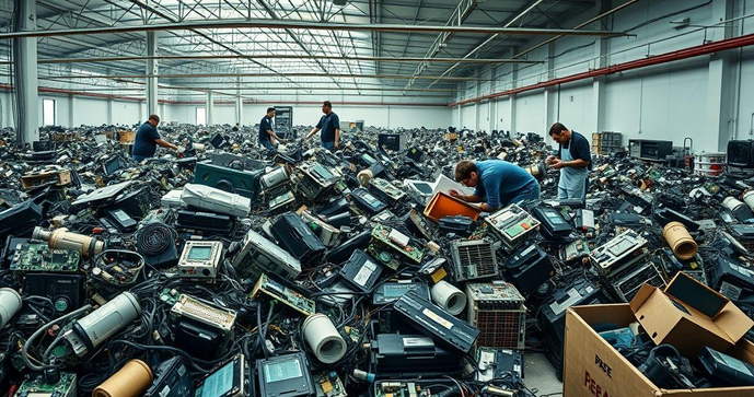 Empresas que Reciclam Lixo Eletr&ocirc;nico Transformam Res&iacute;duos em Oportunidades Sustent&aacute;veis