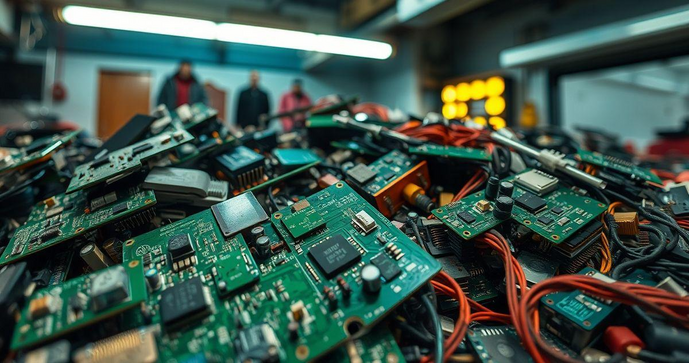 Reciclagem de Placas Eletr&ocirc;nicas: Sustentabilidade e Inova&ccedil;&atilde;o