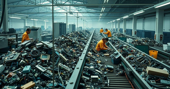 Reciclagem de Sucata Eletr&ocirc;nica: Benef&iacute;cios e Pr&aacute;ticas Sustent&aacute;veis