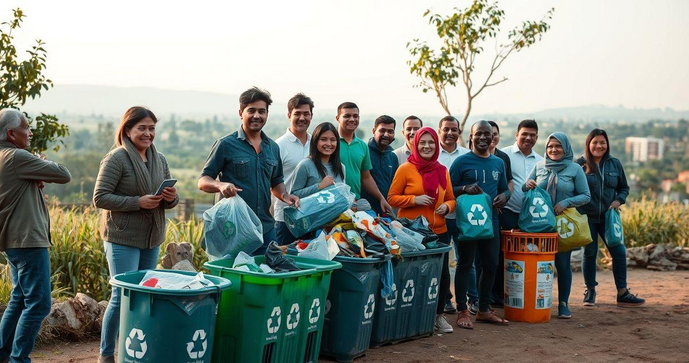 Coleta de res&iacute;duos s&oacute;lidos e sua import&acirc;ncia para a sustentabilidade