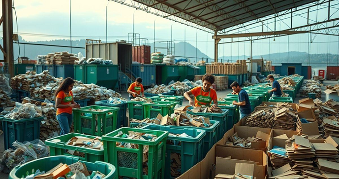 Compra de papelão para reciclagem é uma prática sustentável que beneficia o meio ambiente e gera economia.