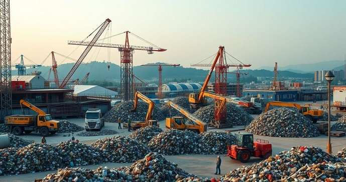 Reciclagem de res&iacute;duos da constru&ccedil;&atilde;o civil, um passo essencial para a sustentabilidade